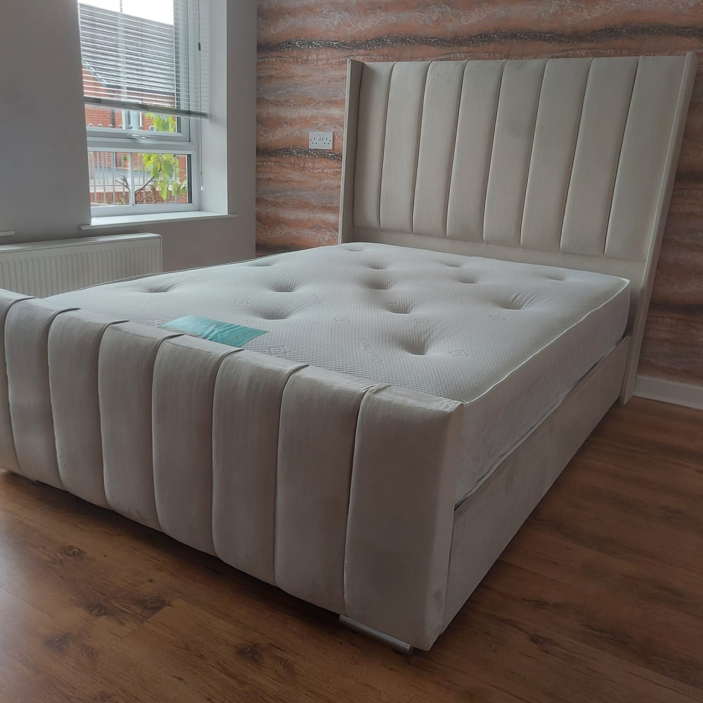 Milano Wingback Bed